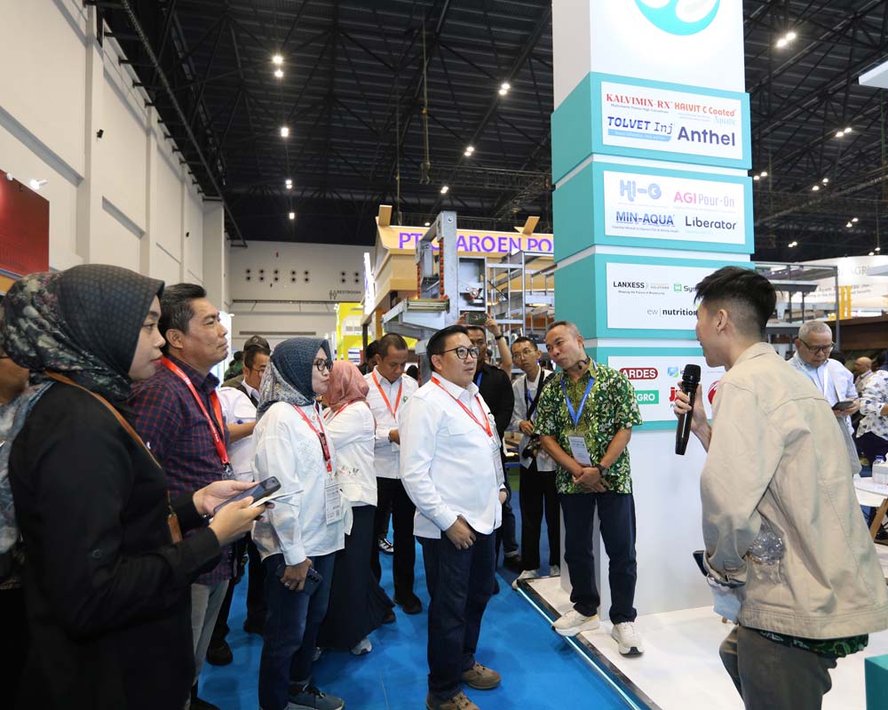 Indo Livestock industry visitors